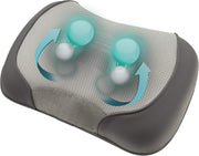 Shiatsu Massage Pillow Heat Kneading Back Neck Pain Relief Cushion Portable