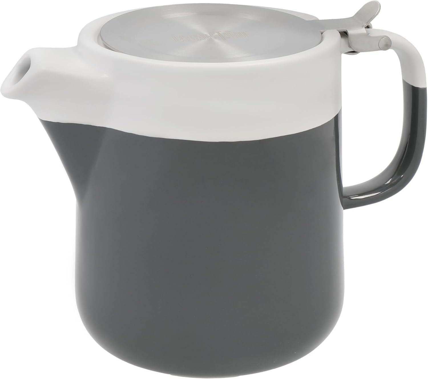 Ceramic Teapot with Infuser 1.2L Grey Loose Leaf Tea Pot 4 Cup