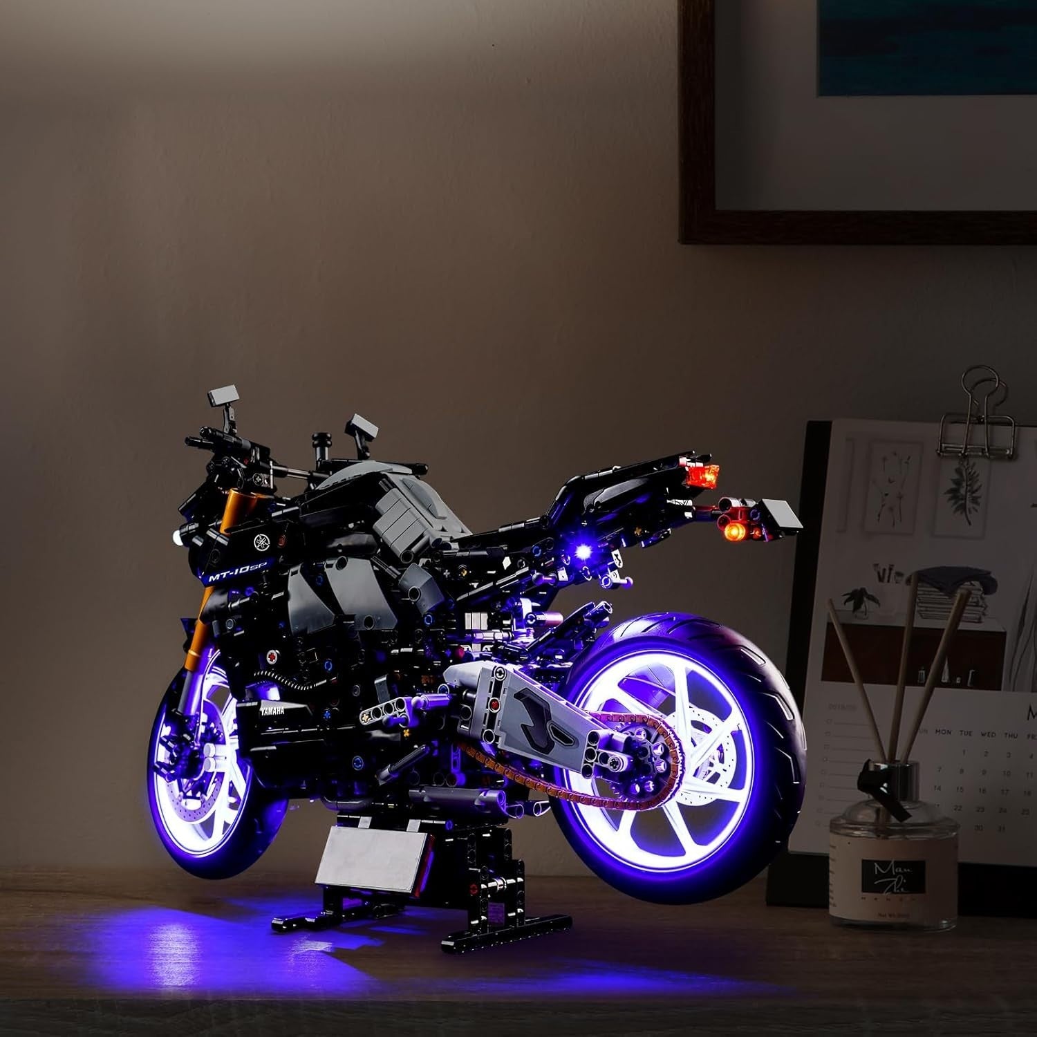 LED Light Kit for Lego Yamaha MT-10 SP Motorbike | Custom Bright Lighting Set
