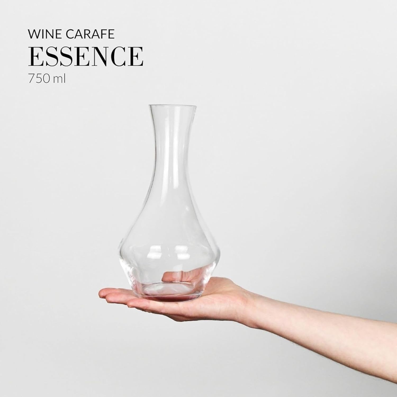 750ml Crystal Wine Decanter Carafe | Elegant Red Wine Aerator for Home & Dining
