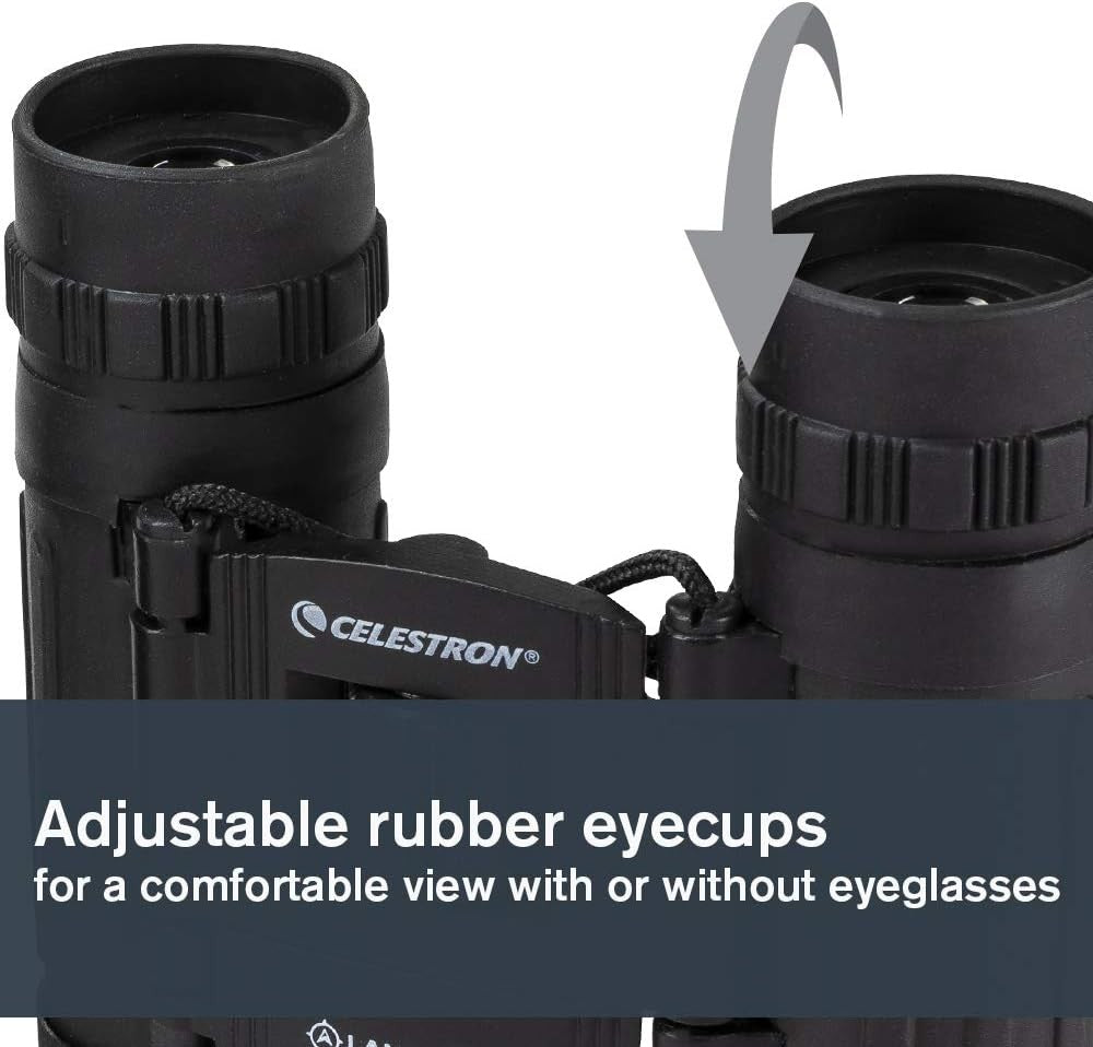 16x32 Compact Binoculars High Power Waterproof Wide View for Travel Outdoors