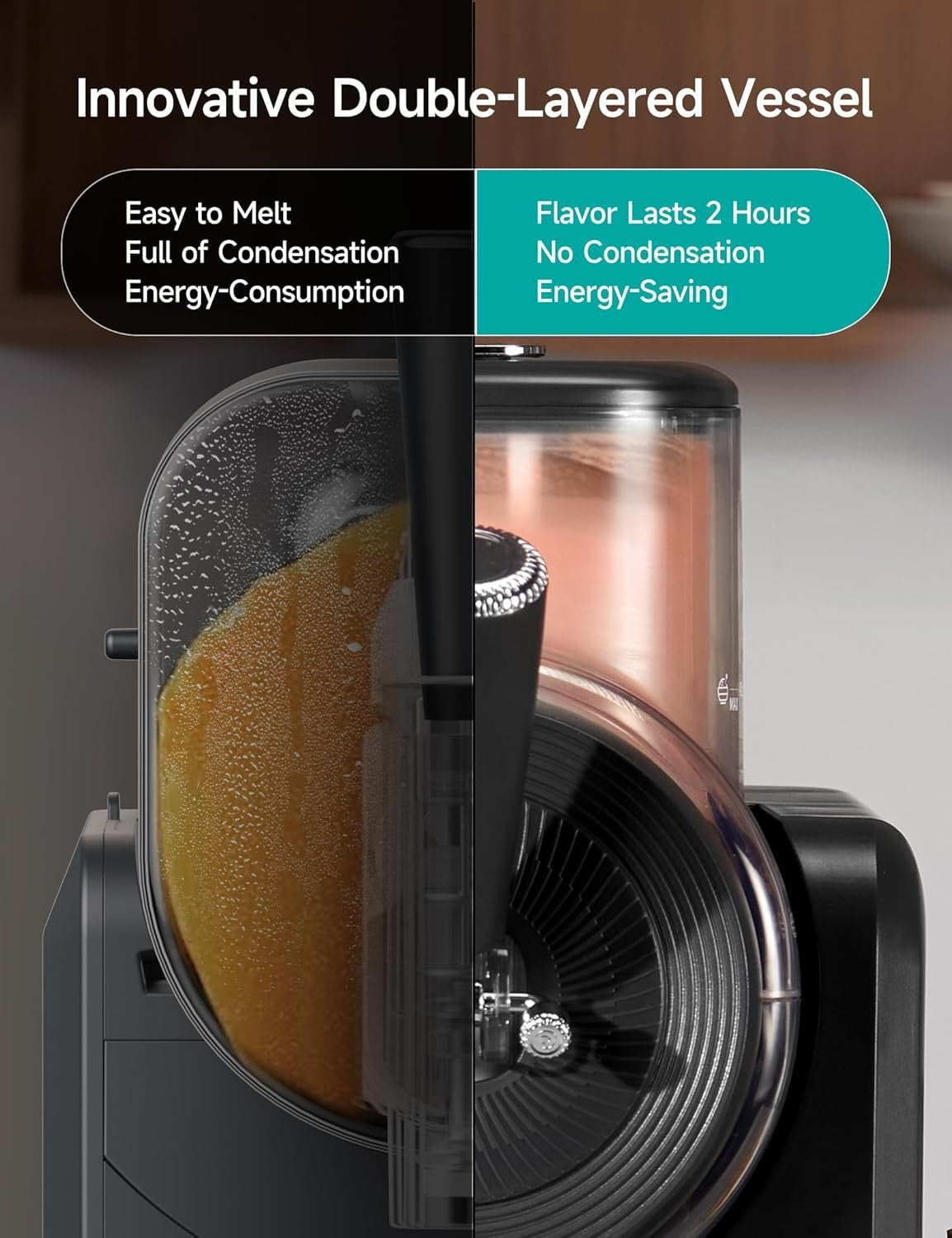 Professional Slush Machine 1.2L Ice Cream Maker Frozen Drinks 5 Modes