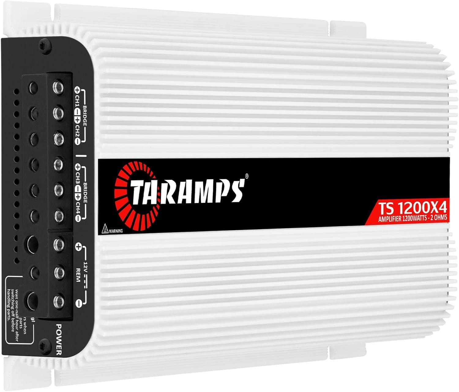 TS 1200X4 1200W 4-Channel Car Amplifier Class D RCA/Sub 2Ω