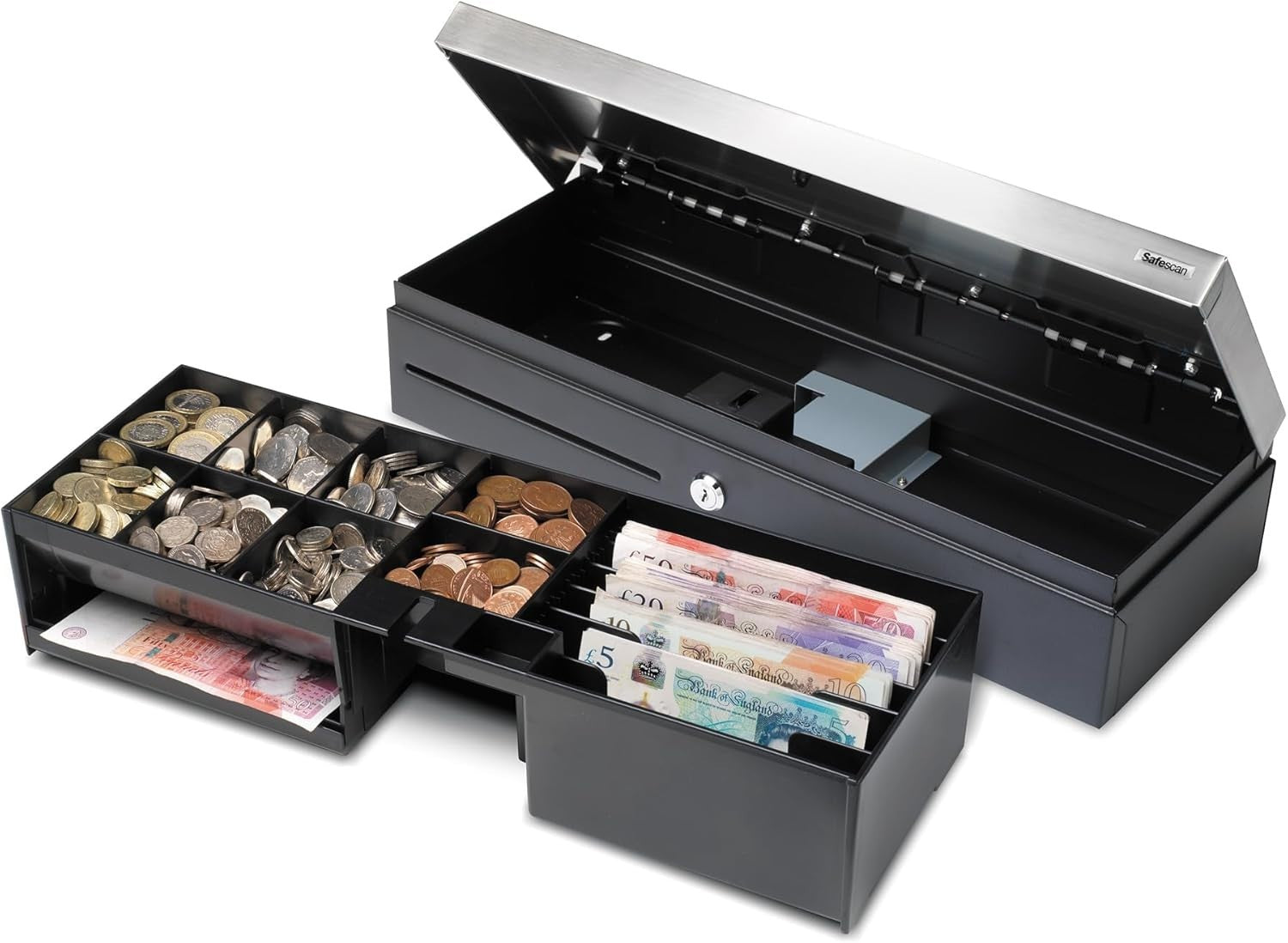 Locking Cash Drawer 6 Note 8 Coin Till POS Cash Register Tray