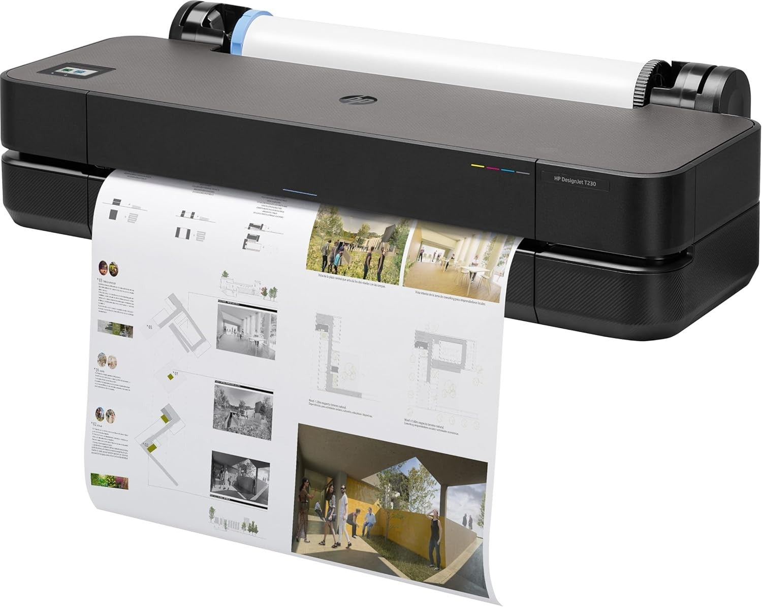 Large Format Printer T230 24in | Colour Black | A1 Printing | Wi-Fi | Ethernet