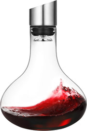 Wine Decanter with Aerator 1.5L Crystal Glass Carafe for Red Wine Gifts