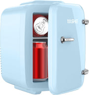 Portable Mini Fridge 4L 6 Can Cooler Warmer AC DC Silent Bedroom Car