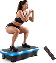 Vibration Plate Exercise Machine 120 Speeds 10 Modes 180W Home Trainer