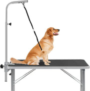 Dog Grooming Arm Adjustable Clamp Foldable Noose 60–105cm Table Mount