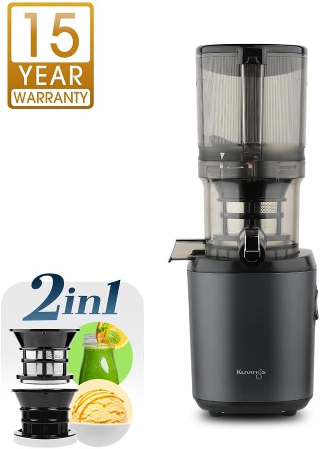 Hands Free Cold Press Juicer Auto Cut Whole Fruit 1.7L Quiet 200W