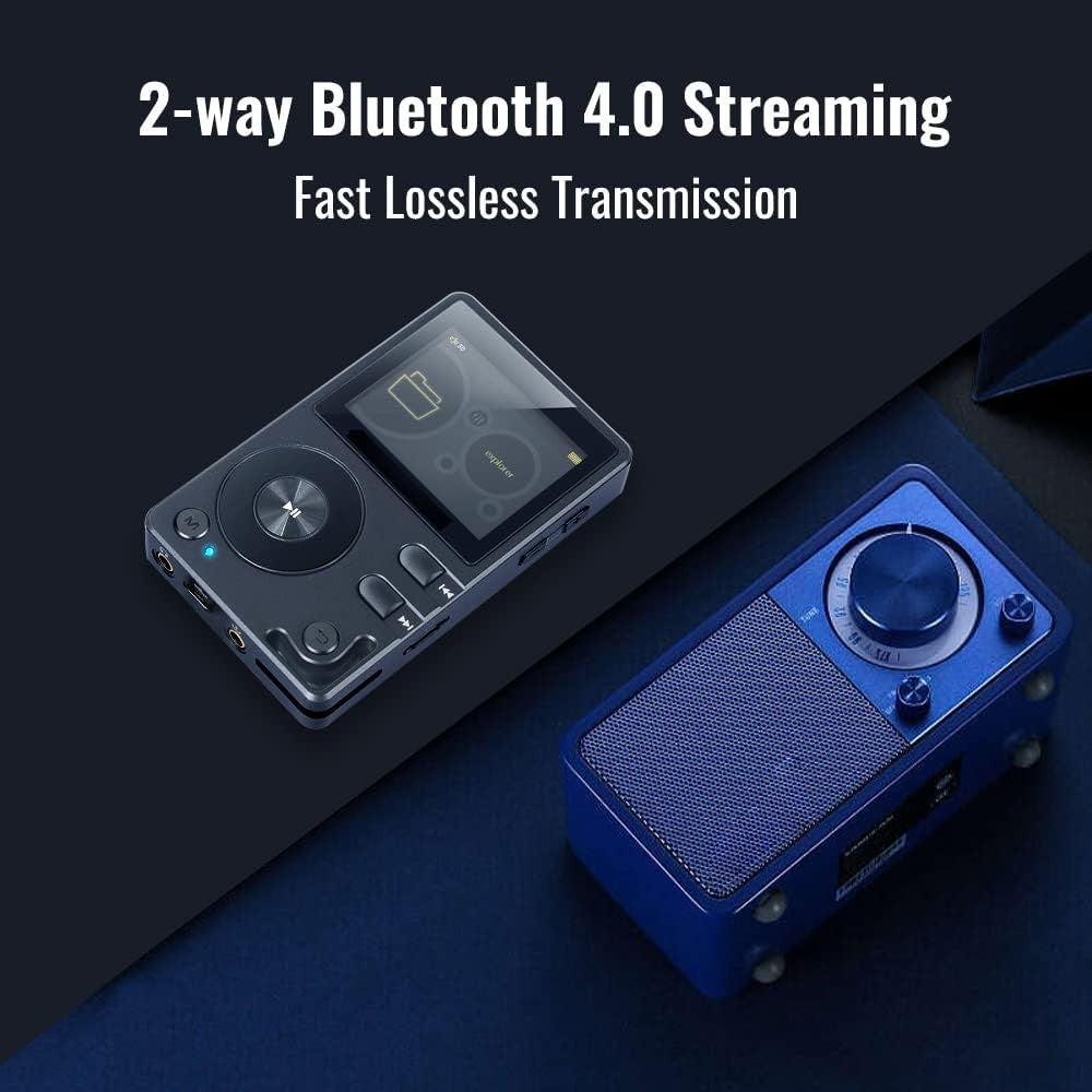HiFi Music Player Bluetooth DSD DAC FLAC Portable 64GB Memory Expandable