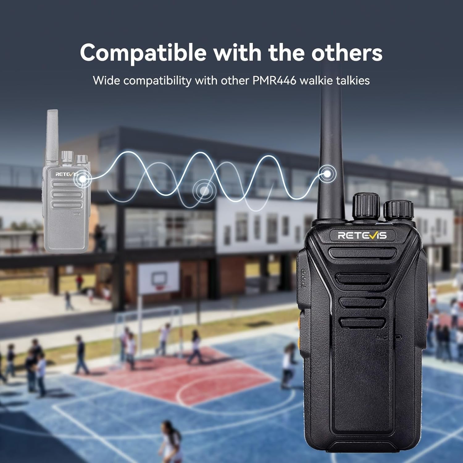 Professional Walkie Talkies 10 Pack PMR446 Rechargeable VOX 2 Way Radio