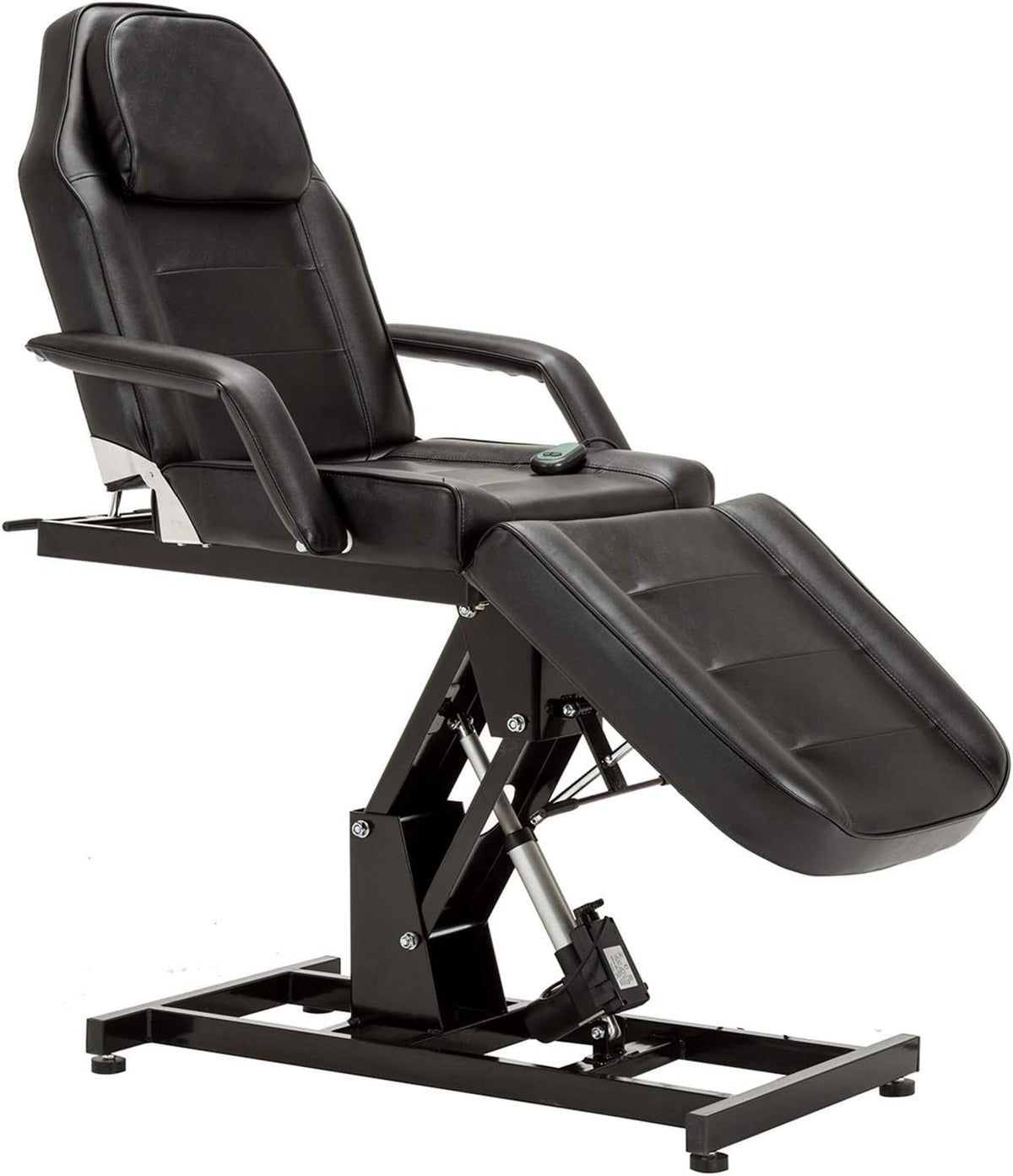 Electric Height Adjustable Beauty Massage Bed Salon Tattoo Lash Table Black PU