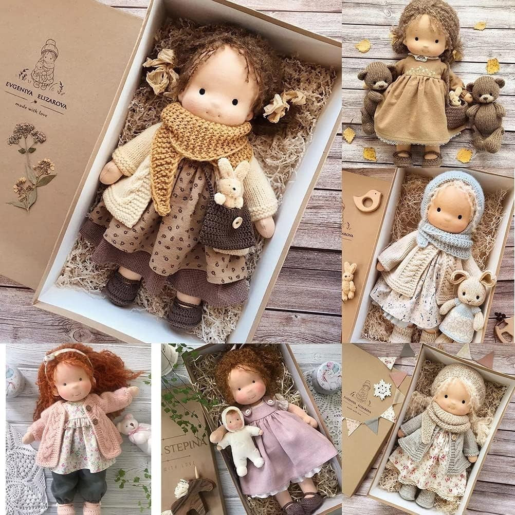 Handmade Kawaii Plush Doll Soft Cotton Cute Gift for Kids