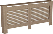 Extra Large Unfinished Radiator Cover MDF Modern Slatted Grill Customisable