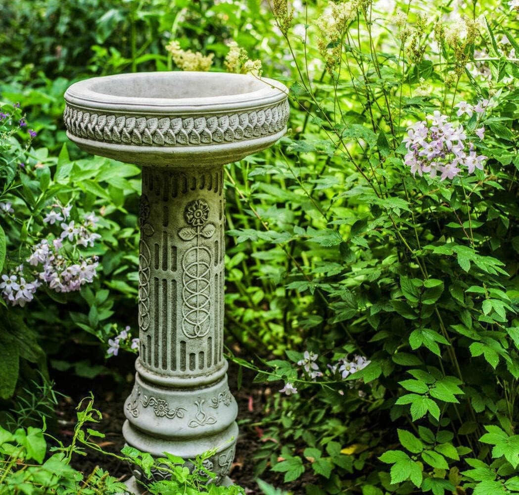 Sunflower Stone Bird Bath | 65kg Handcrafted Frost-Proof Garden Ornament