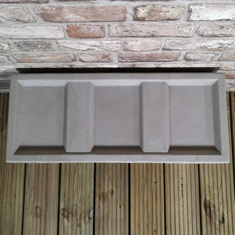 Stone Slate Effect Garden Trough Planter 60cm Indoor Outdoor Frostproof