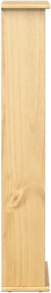 Solid Pine CD DVD Storage Cabinet Drawer Shelf Rustic Media Unit