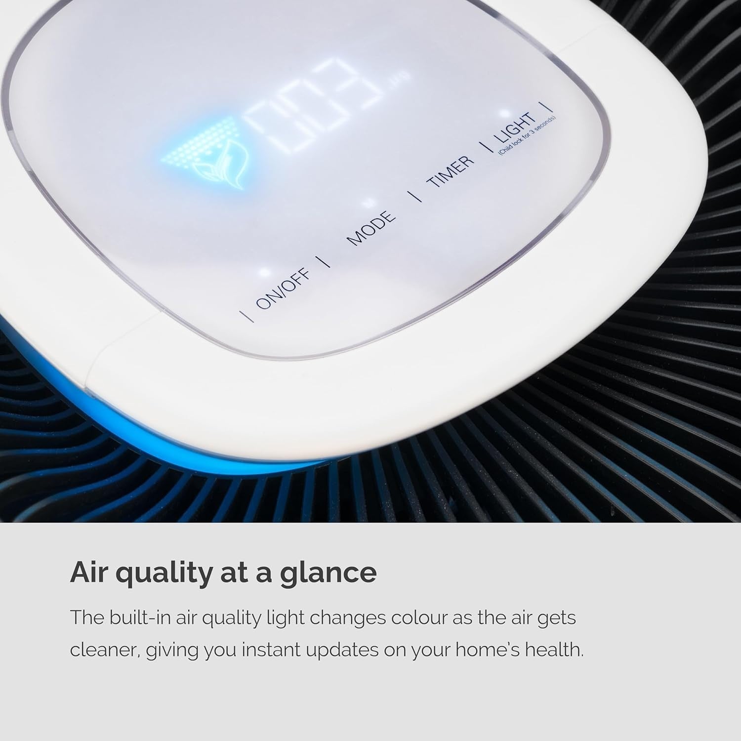 Smart WiFi Air Purifier HEPA Large Room Allergy Dust Smoke Control