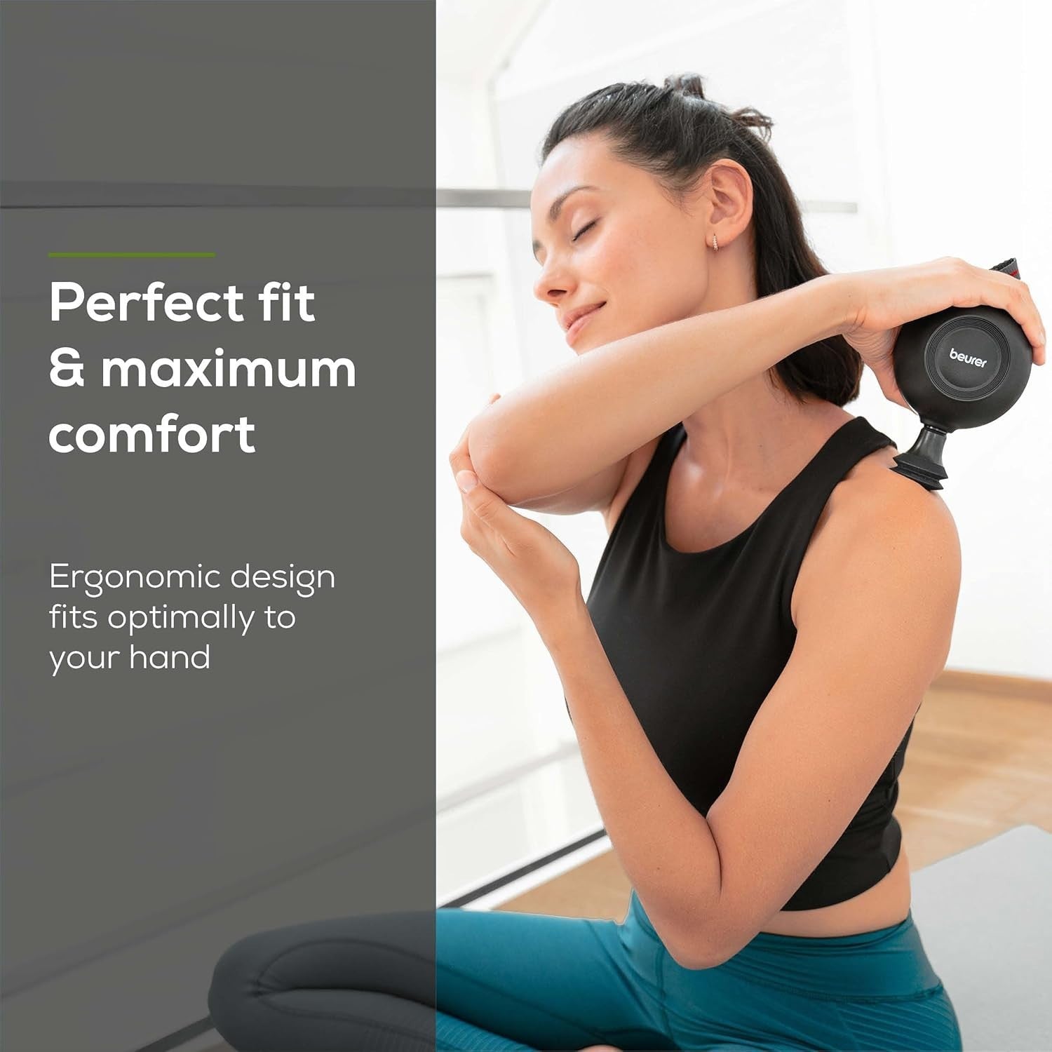 Compact Trigger Point Massage Gun with Pressure Sensor Quiet Deep Muscle Relief