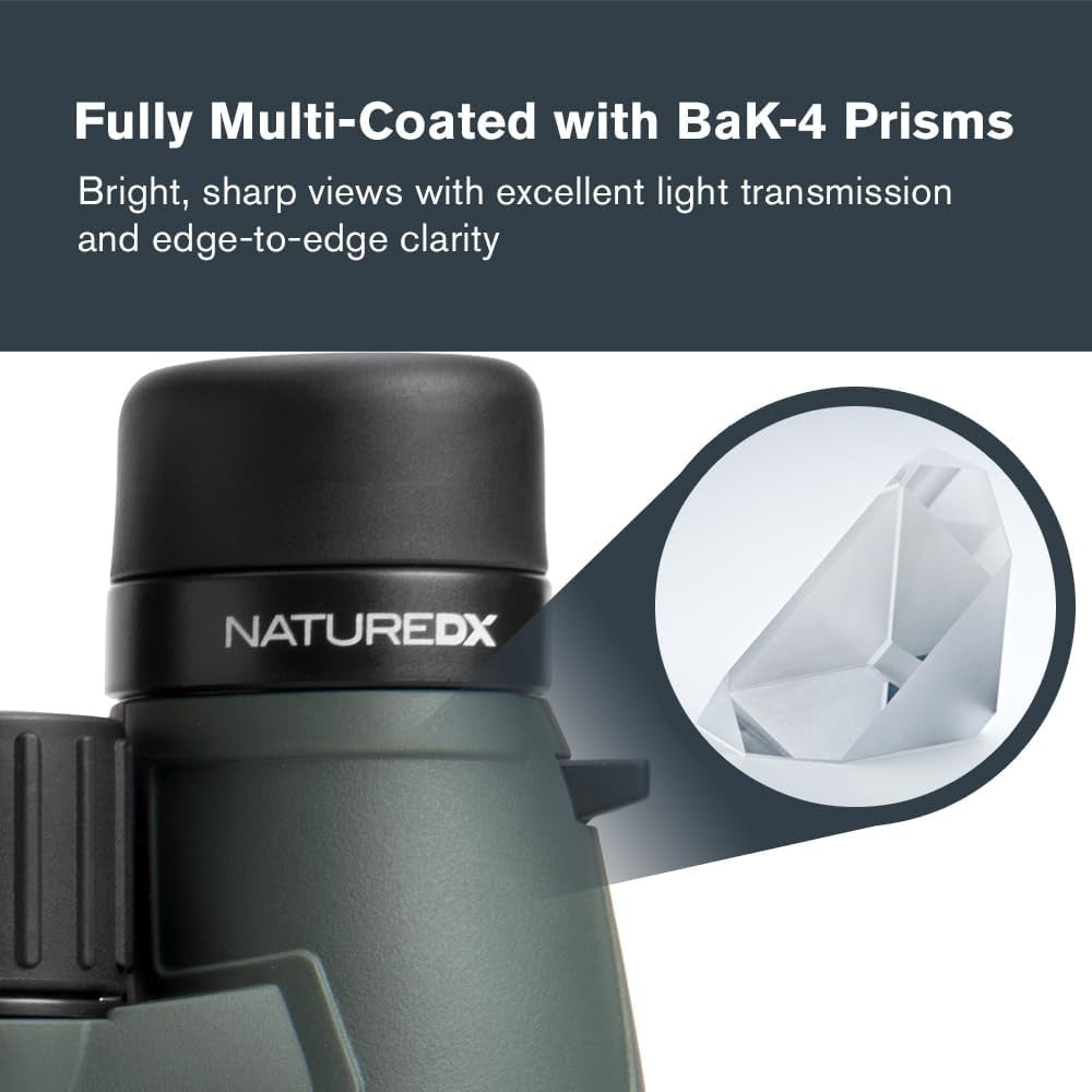 12x56 Waterproof Binoculars HD Long-Range Birdwatching Hunting Outdoor Travel