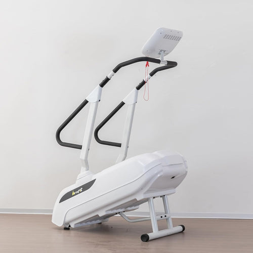 Commercial Stair Climber Machine w/ Adjustable Speed Stepmill & Heart Monitor