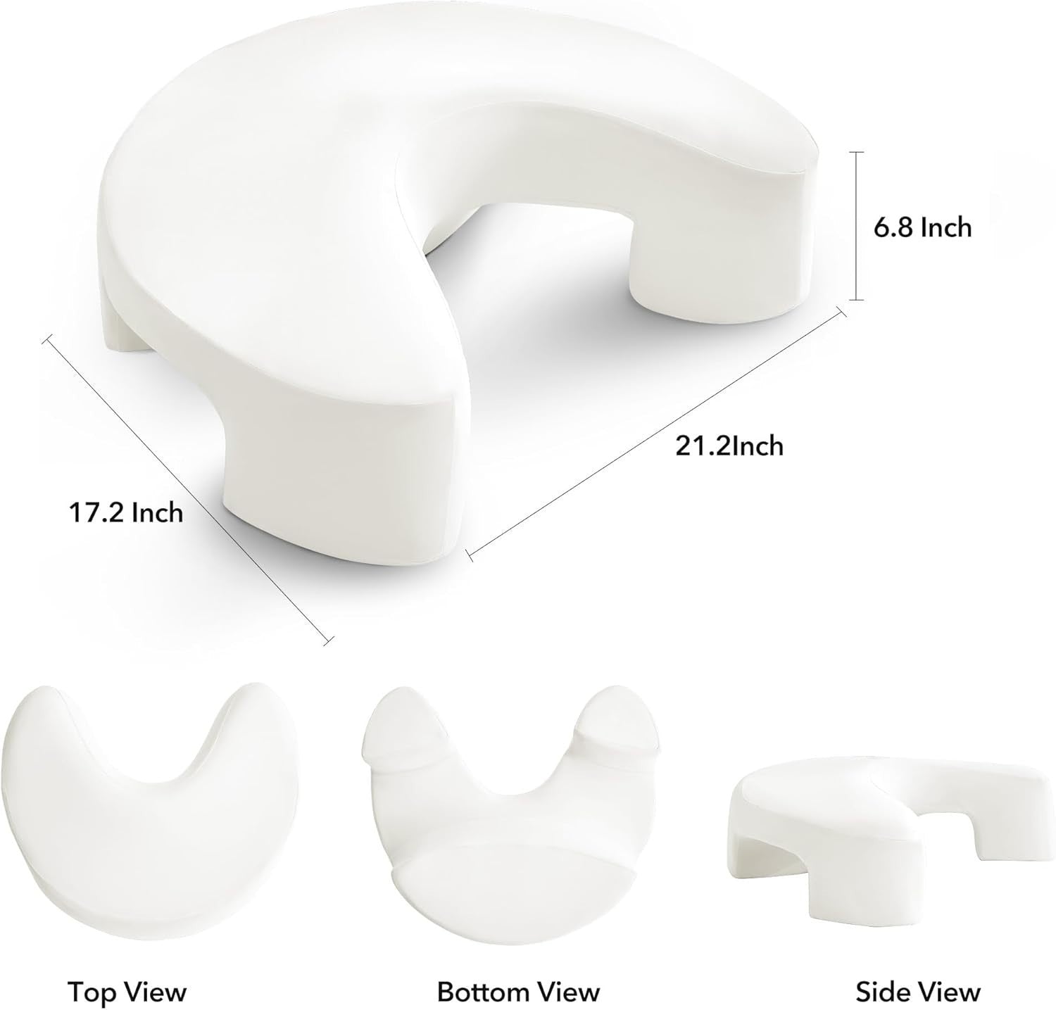 Ergonomic Side Sleeper Pillow with Arm Hole Memory Foam Neck Support