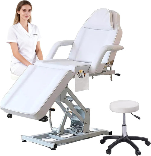 Portable 3-Section Folding Massage Bed Adjustable Therapy Table With Accessories
