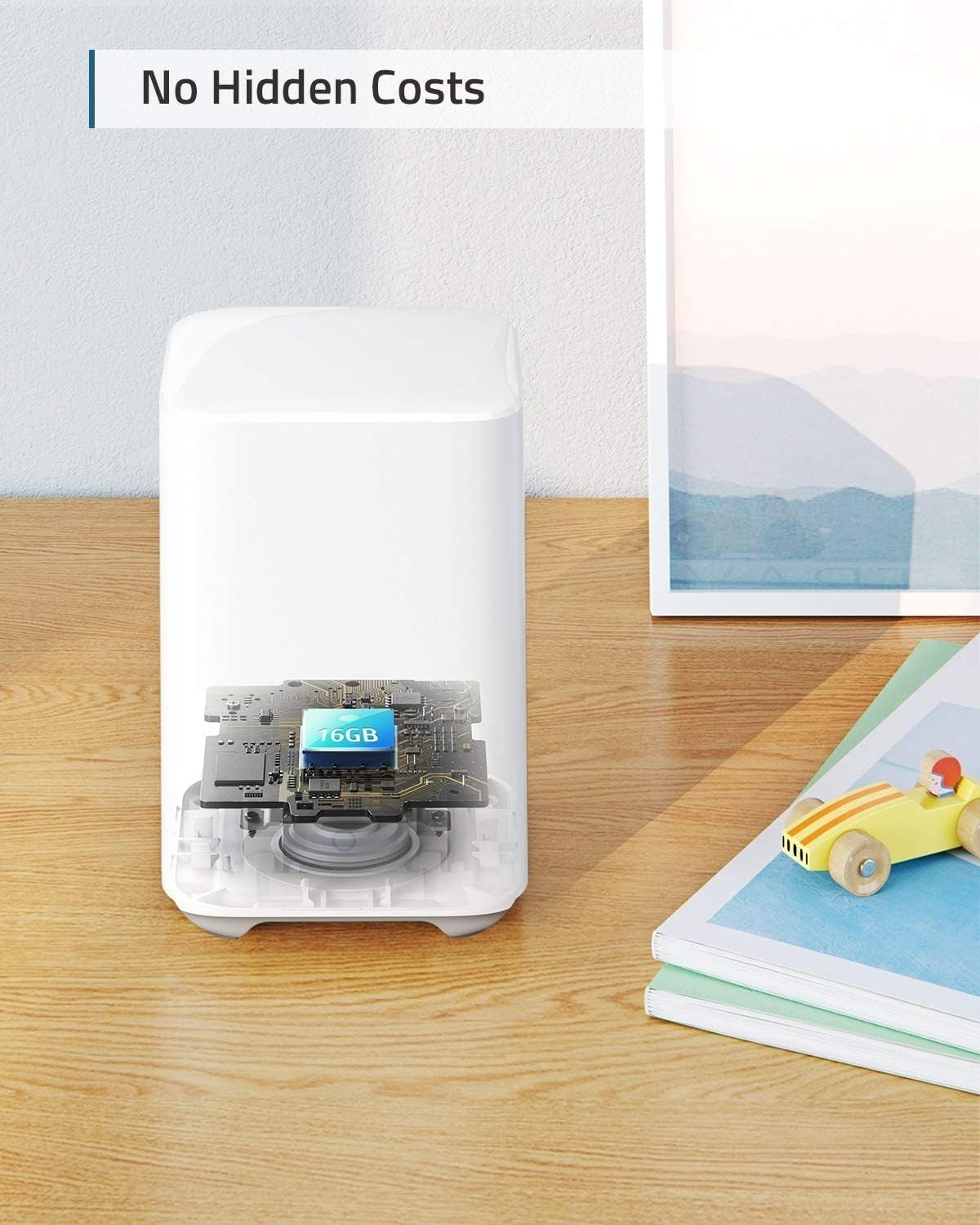 2K Wireless Security Camera System 2 Cam Kit 365 Day Battery IP67
