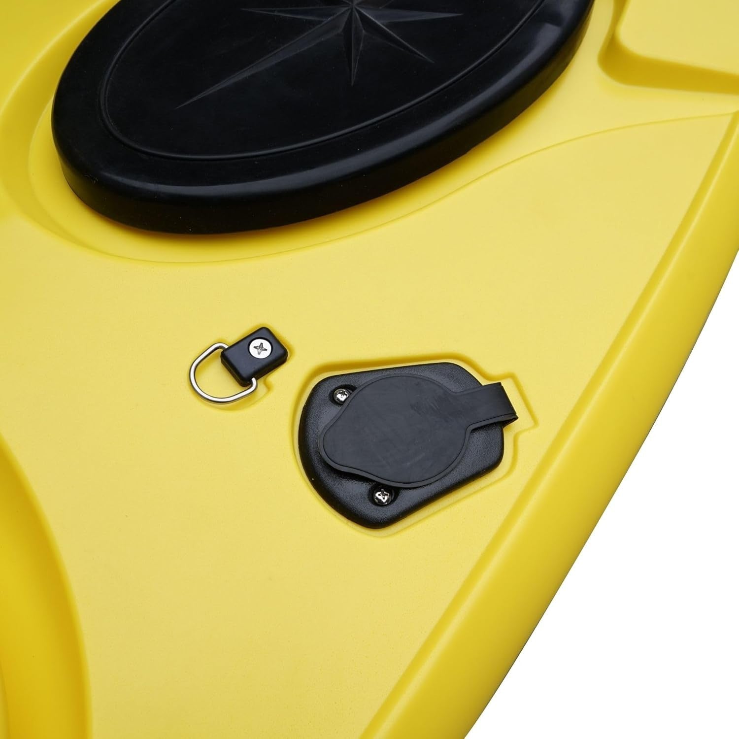 Sit Inside Kayak Fishing Canoe w/ Paddle Seat Storage Yellow