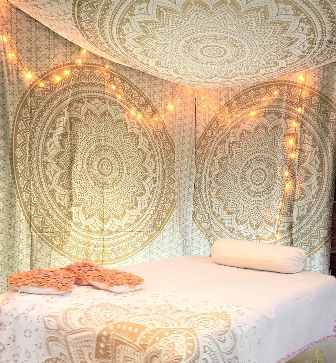 Boho Mandala Cotton Tapestry 220x230cm Wall Hanging Decor