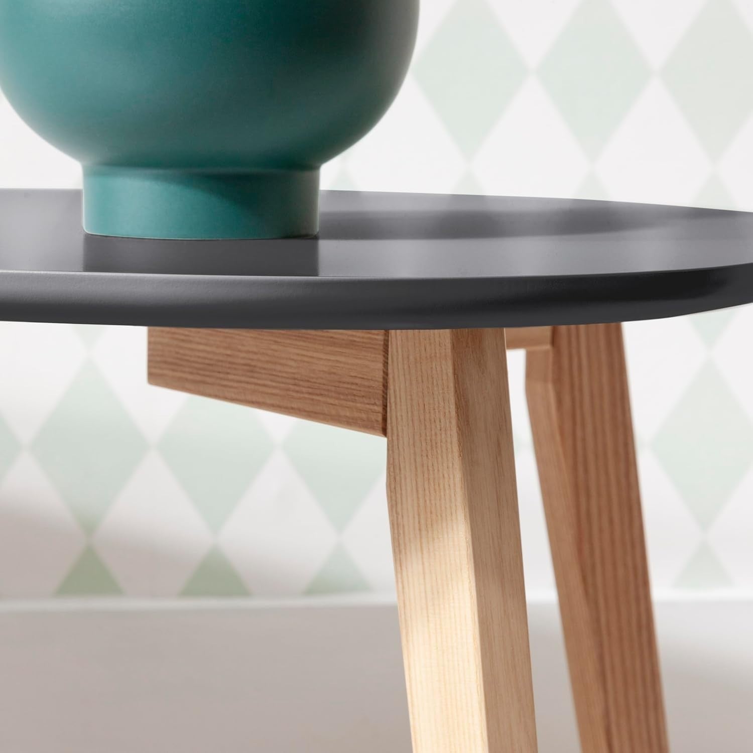 Triangular Side Table 55x55x45 cm | Occasional & Coffee Table Scandi Style