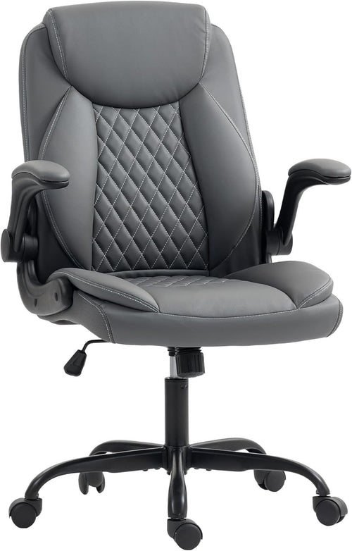 Executive Office Chair Faux Leather Ergonomic Swivel Desk PC Computer Seat