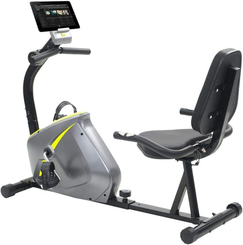 Recumbent Exercise Bike 8 Level LCD Adjustable Seat Quiet Smooth Home Fitness