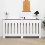 Extra Large White Radiator Cover Shelf Cabinet MDF Modern Heater Grill XL
