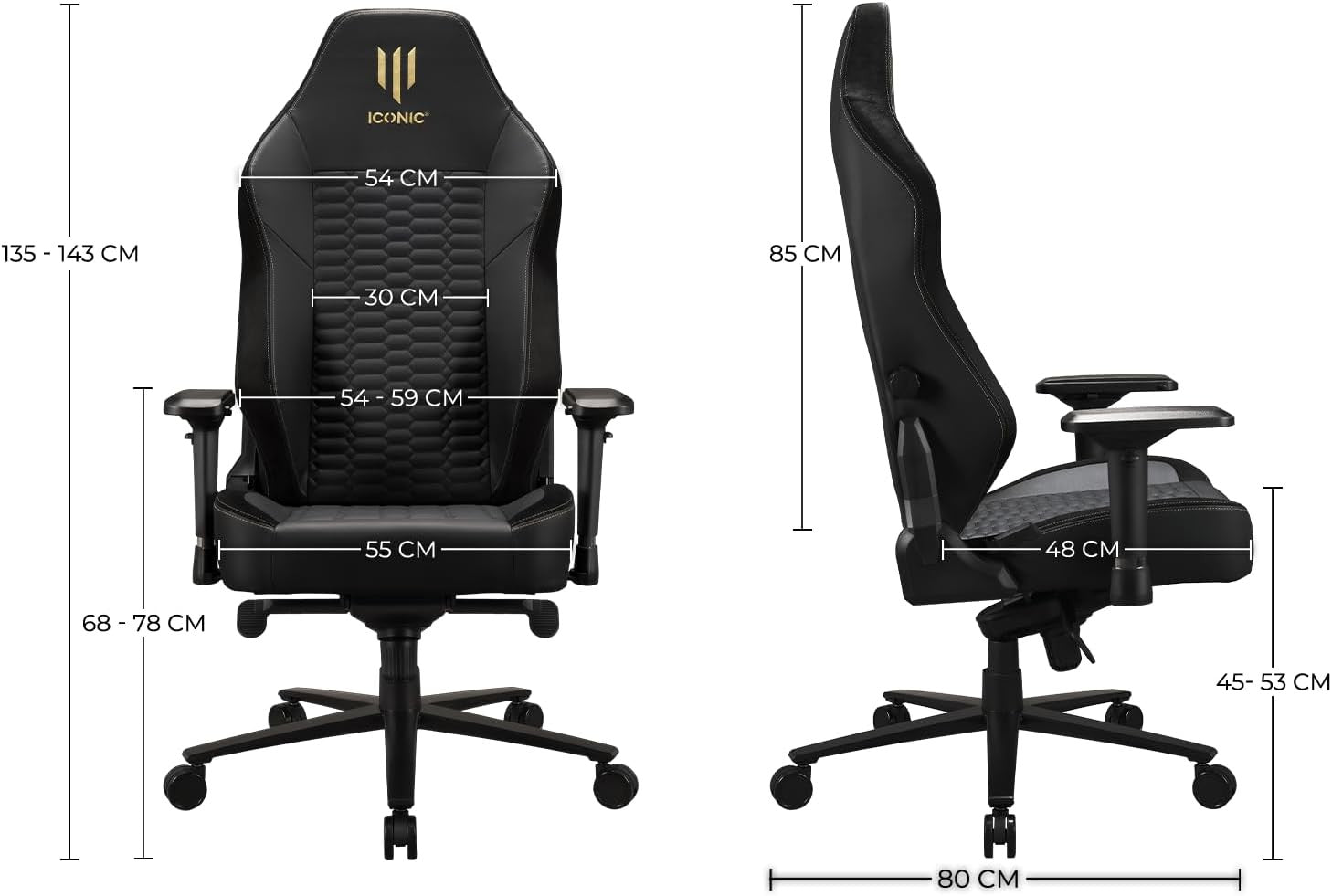 Premium XL Ergonomic Gaming Chair High Back Dragon Edition