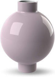 Purple Ceramic Vase Modern Round Flower Vase Minimalist Table Home Decor