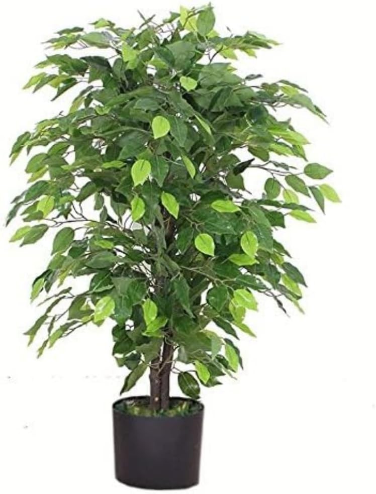 90cm Green Bushy Ficus Artificial Tree Realistic Indoor Plant Home Decoration