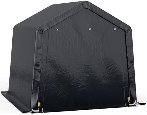 Large Bike Storage Shed 6x6ft Waterproof Outdoor Tent Garage Motorbike Shelter