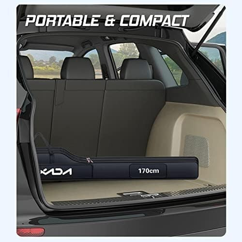 210cm Fishing Rod Reel Bag Portable Tackle Case with Shoulder Strap