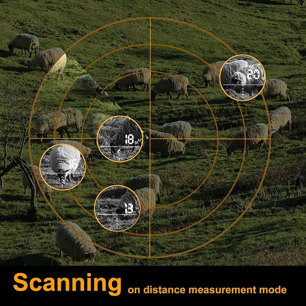 Golf Laser Rangefinder 6X Digital Monocular 500m Fast Distance Measure