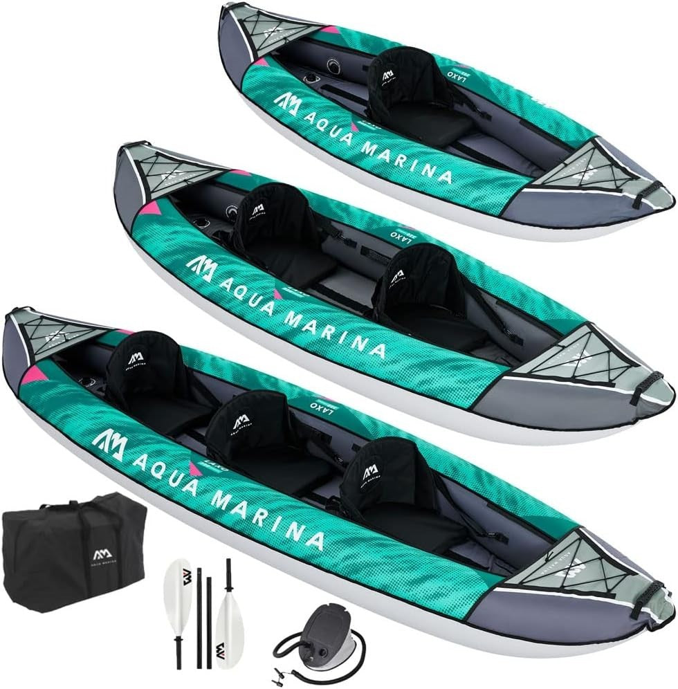 Inflatable Leisure Kayak V-Shaped Touring Canoe UV Protected