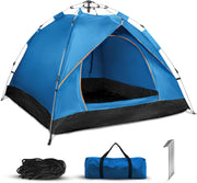 Green Qisan Hydraulic Dome Tent – 3-4 Person Automatic Camping Tent