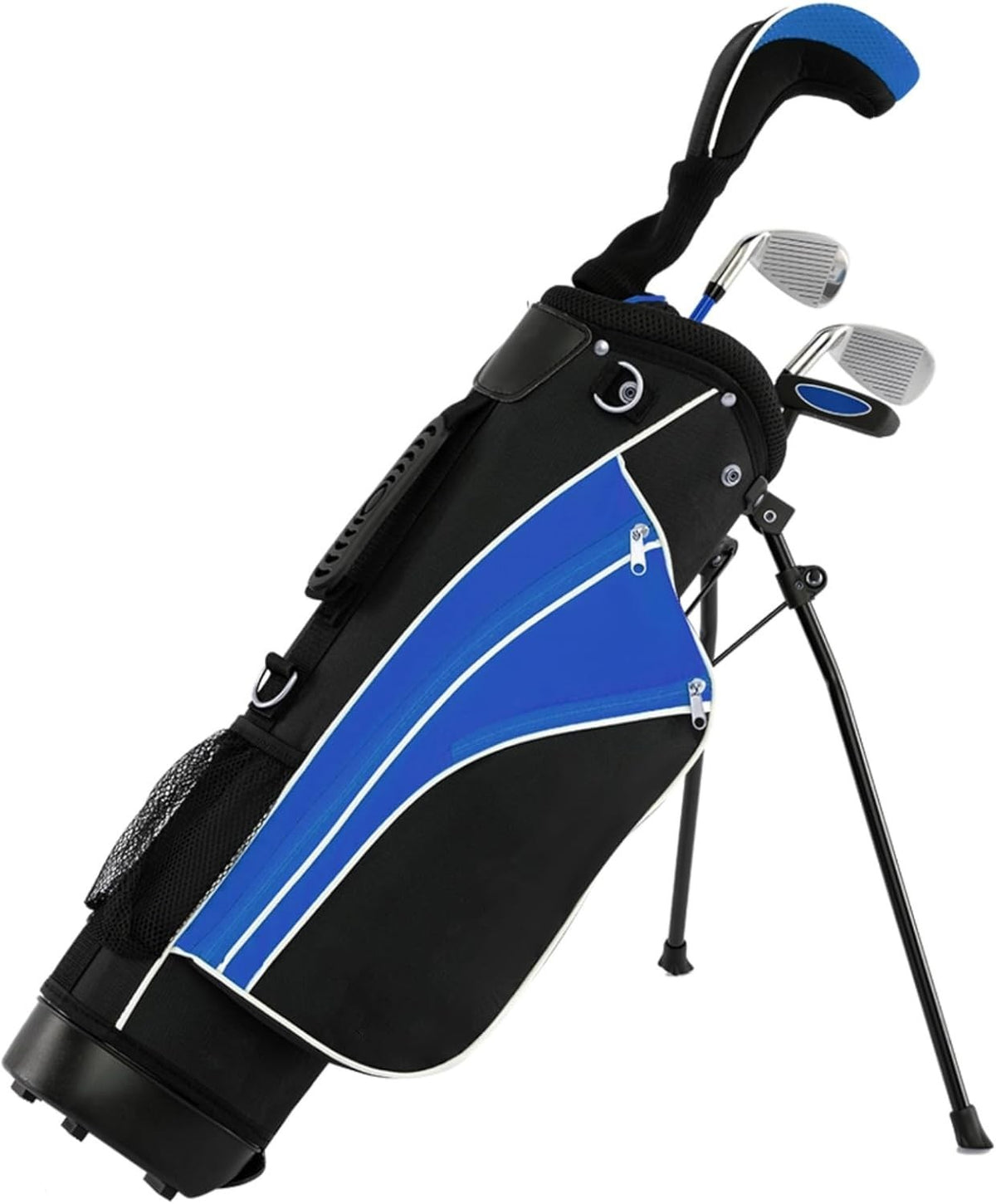 Kids Golf Club Set Ages 8–10 Right Hand Fairway Irons Putter Stand Bag