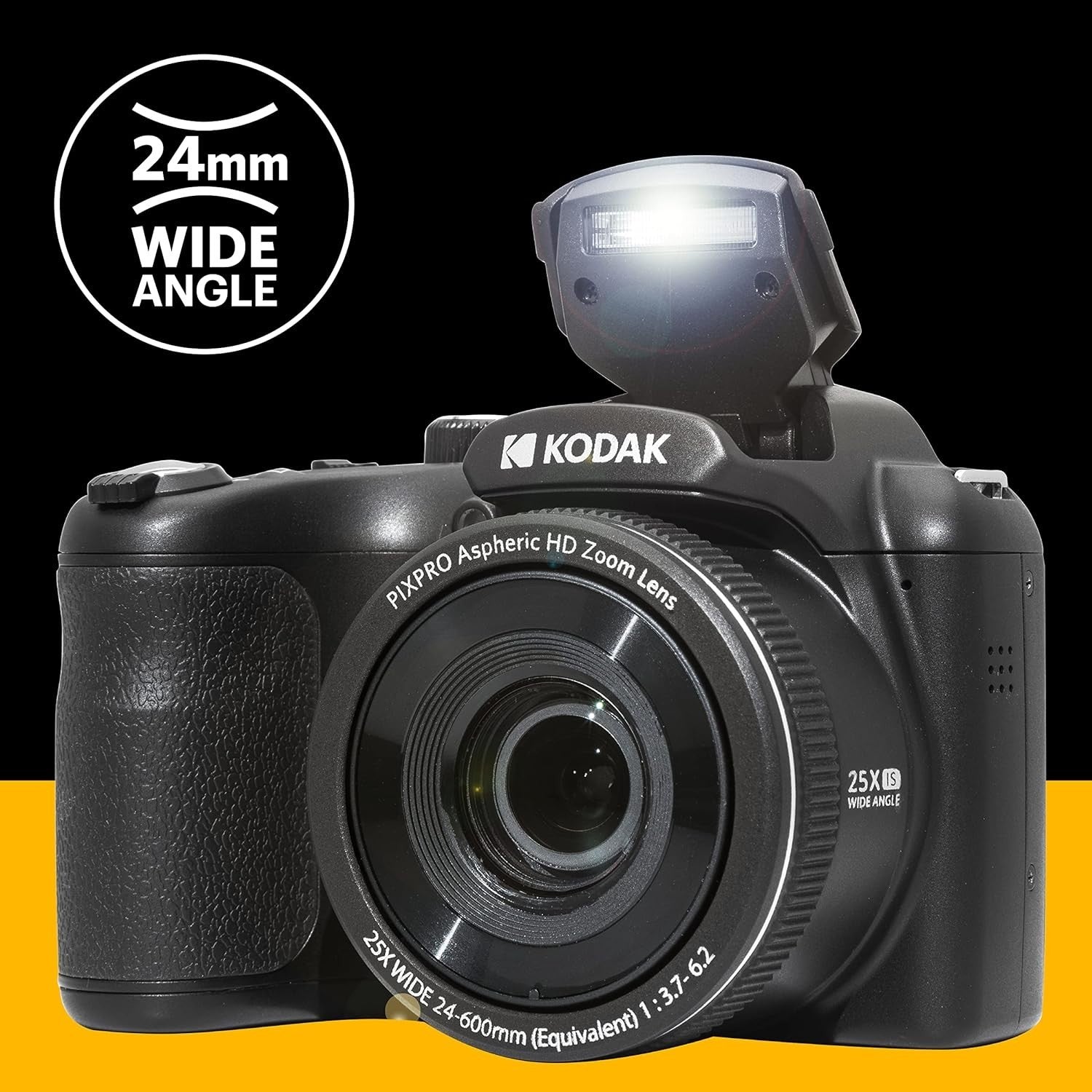 16MP Bridge Camera 25X Optical Zoom HD Video Wide Angle LCD Camera