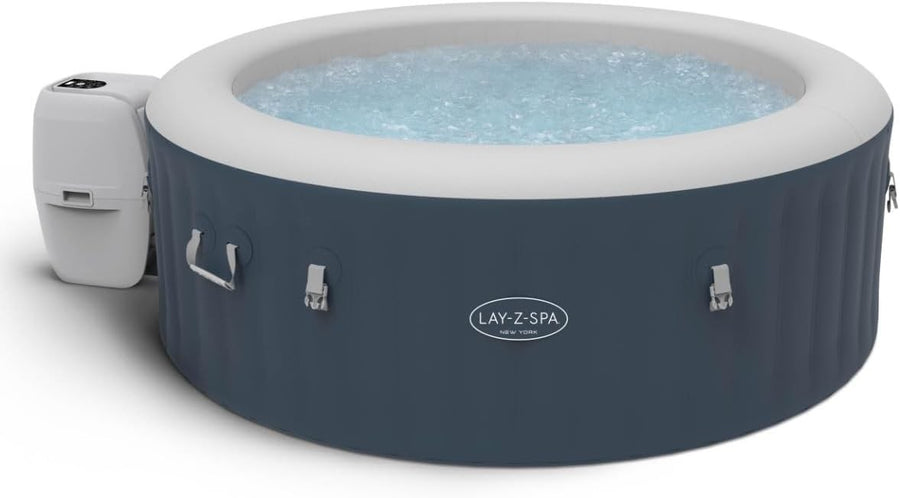 Inflatable Hot Tub Spa 120 Air Jet Energy Efficient 6 Person Round