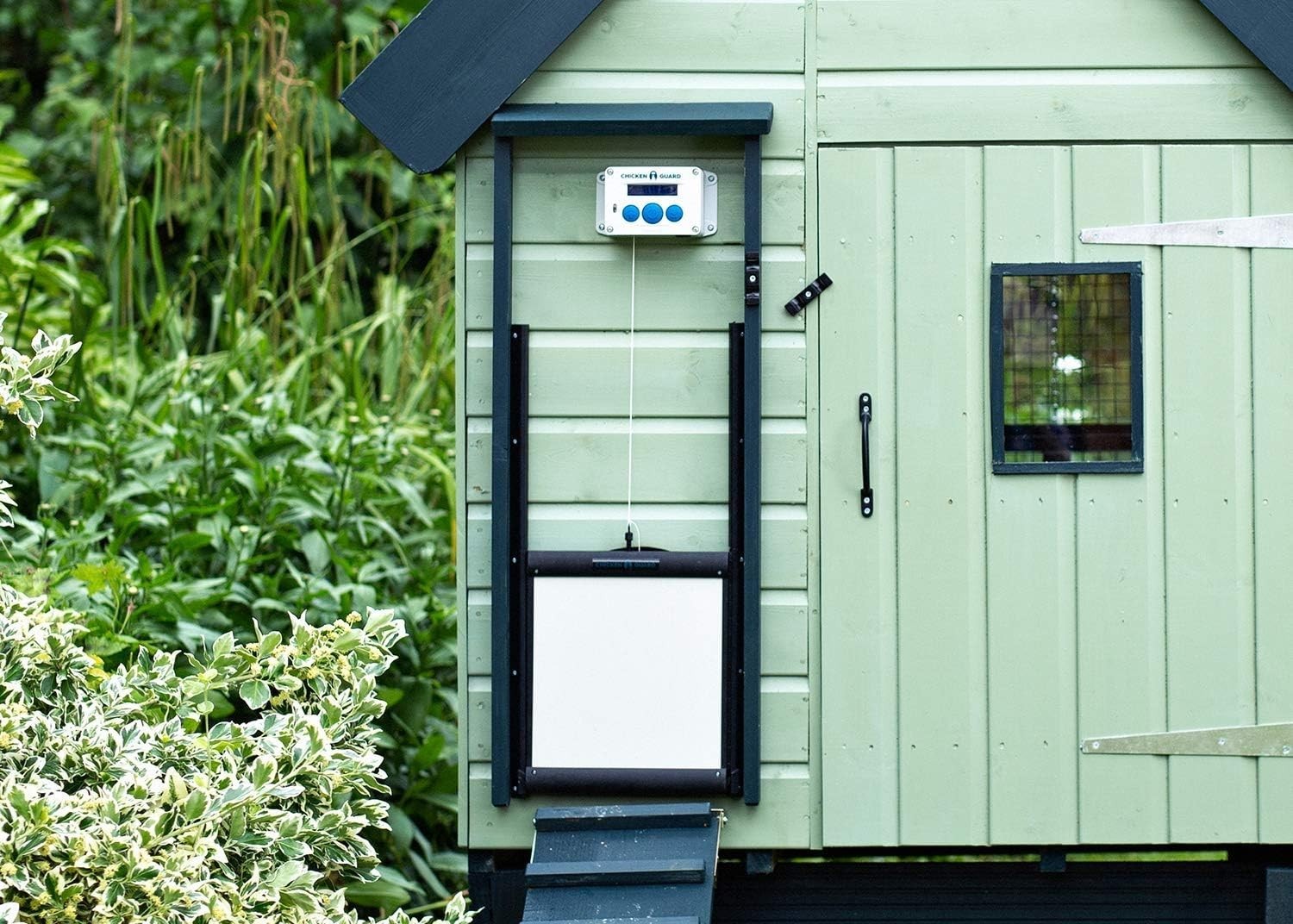 Self Locking Chicken Coop Door Predator Proof Aluminium