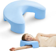 Side Sleeper Memory Foam Pillow with Arm Hole Neck Pain Relief