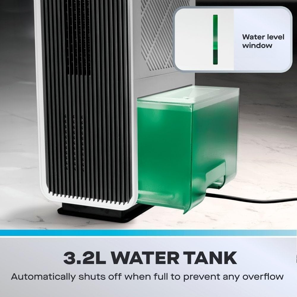 3.2L Dehumidifier with Air Purifier Quiet Sleep Mode Digital