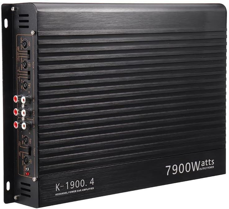7900W 4-Channel Car Amplifier HiFi Class A/B Ultra-Thin Power